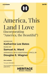 America, This Land I Love SATB choral sheet music cover Thumbnail